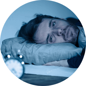 Illustrazione dei sintomi da reflusso notturno