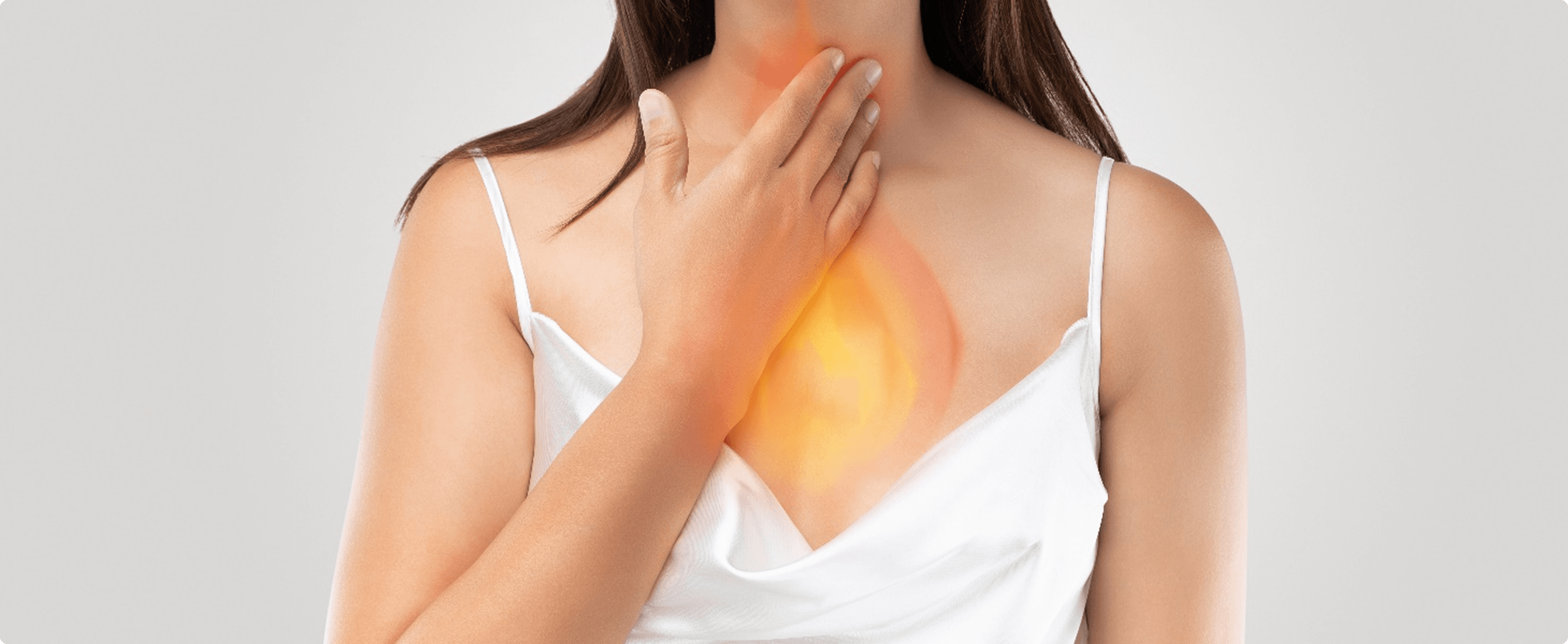 Schema dell'esofago con zoom sulla mucosa